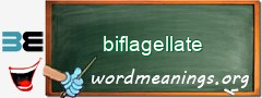 WordMeaning blackboard for biflagellate